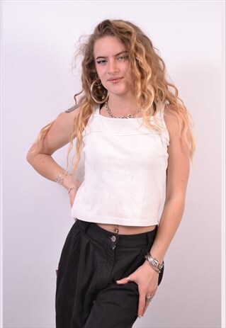 VINTAGE REEBOK VEST TOP WHITE