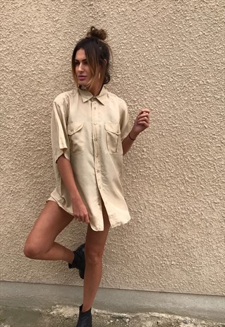 PATTERNED OVERSIZED RETRO VINTAGE UNISEX FESTIVAL SHIRT