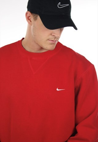 VINTAGE NIKE SMALL LOGO SWEATSHIRT JUMPER