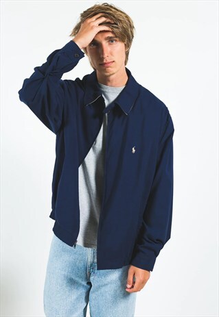 VINTAGE 80S POLO RALPH LAUREN HARRINGTON JACKET / S2937