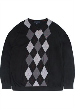 Vintage  Tommy Hilfiger Jumper / Sweater Prep Knitted V Neck
