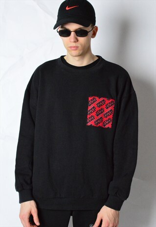 REWORKED KALEIDOO VINTAGE 90S BLACK STAR WARS SWEATSHIRT