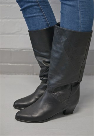 BLACK LONG BOOTS