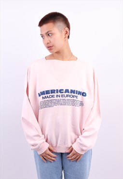 Vintage Americanino Graphic Sweatshirt in Pink