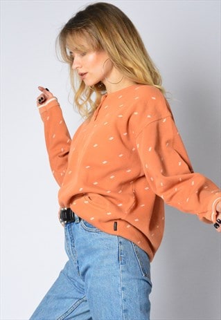 VINTAGE 90S PEACH ORANGE JUMPER
