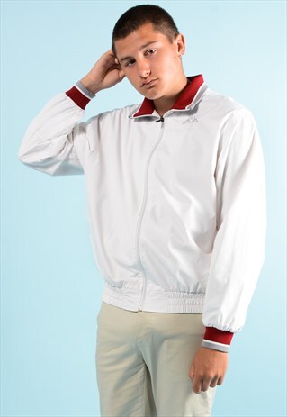 KAPPA RETRO WHITE KAPPA TRACK JACKET