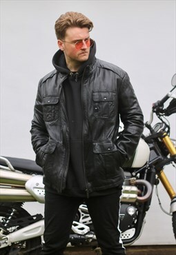 Hugo Boss Classic Leather Panther Jacket