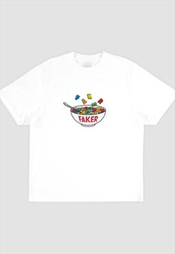 Faker Cereal T-Shirt in White