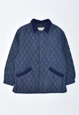 Vintage Benetton Quilted Jacket Blue
