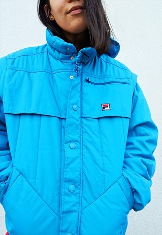 VINTAGE RARE 90'S FILA SKI JACKET GILET