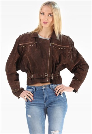 RETRO SUEDE BIKER JACKET