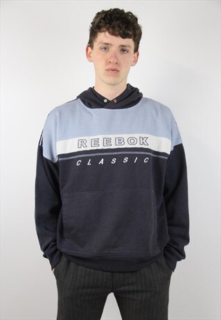 VINTAGE REEBOK 90'S PRINTED HOODIE