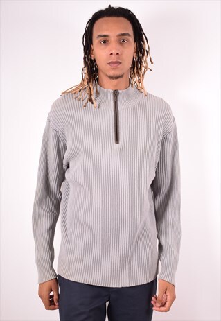LEVI'S MENS VINTAGE JUMPER SWEATER XXL GREY 90S