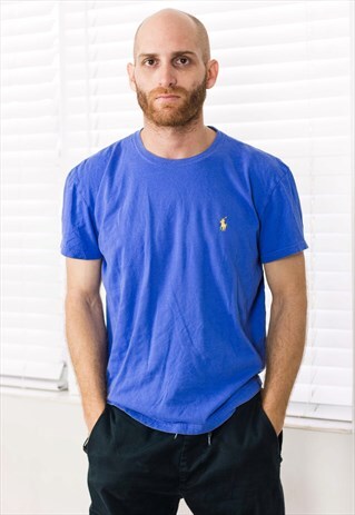 VINTAGE POLO RALPH LAUREN T-SHIRT LOGO 90S S 5