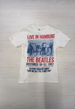 00s Apple Corps The Beatles Tour T-Shirt White