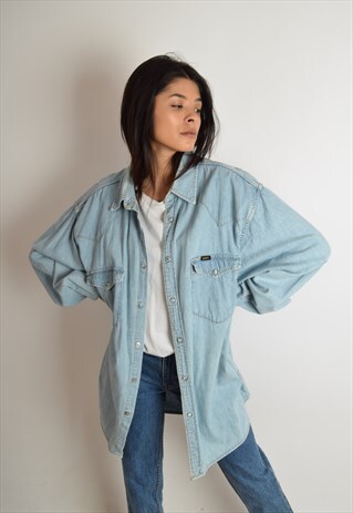 VINTAGE LEE DENIM SHIRT 90'S (1090)