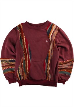 REWORK 90's Nike Sweatshirt COOGI Swoosh Red Medium