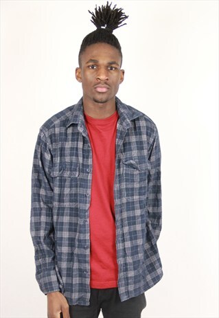 VINTAGE CORD CHECK SHIRT