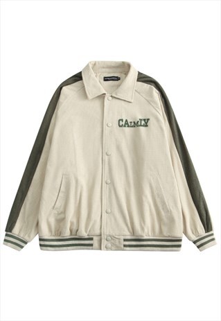 KALODIS COLLEGE STYLE BASEBALL UNIFORM VINTAGE COAT
