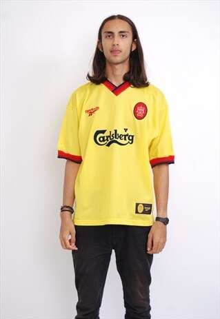 VINTAGE 98/99 LIVERPOOL 3RD FOOTBALL SHIRT