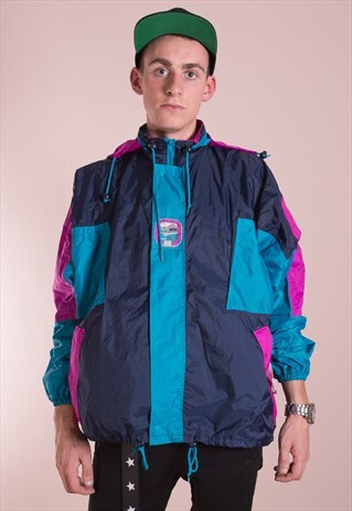VINTAGE NYLON WINDBREAKER FROM THE 90S