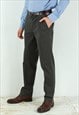 VINTAGE FORMAL PANTS MEN W36 L34 SUIT TROUSERS EU 52 WEDDING