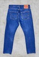 Vintage Levi's 501 Jeans Blue Denim Straight Leg W30 L30
