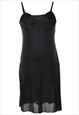 Vintage Black Classic Slip Dress - M
