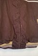 VINTAGE BROWN STALLS & DEAN GILET JACKET WORKWEAR 4XL