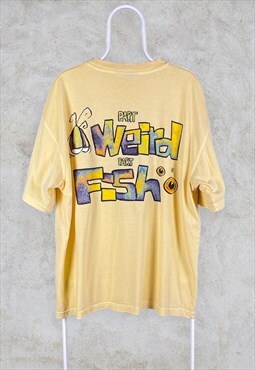 Yellow Weird Fish T Shirt 
