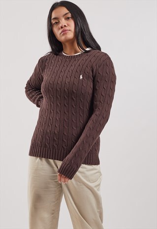 VINTAGE RALPH LAUREN CABLE KNIT JUMPER
