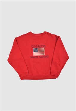 Vintage 90s Chaps Ralph Lauren Embroidered Logo Sweatshirt