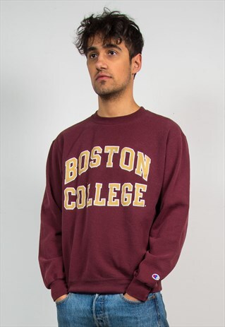 CHAMPION SWEATSHIRT VINTAGE BOSTON COLLEGE