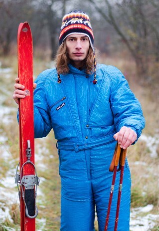 Vintage 90s Iridescent Zebra Pattern Winter Snow Ski Suit