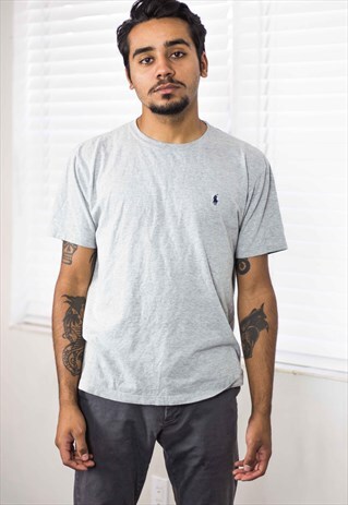VINTAGE POLO RALPH LAUREN T-SHIRT LOGO S 5.7