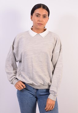 Vintage Sweatshirt Jumper Grey