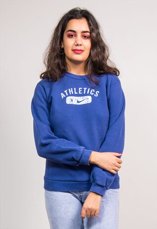 VINTAGE 90'S BLUE NIKE SWEATSHIRT JUMPER