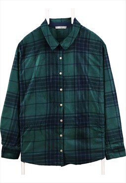 Vintage 90's Lee Shirt Tartened lined Fleece Long Sleeve