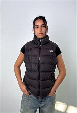 Black 90s The North Face 700 Series Puffer Jacket Coat Gilet