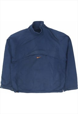Vintage 90's Nike Workwear Jacket Quarter Zip Swoosh