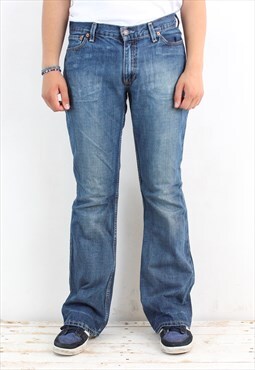 529 03 Vintage Men W32 L34 Regular Bootcut Jeans Denim Pants