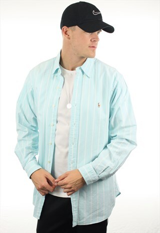 VINTAGE RALPH LAUREN STRIPED LONG SLEEVE SHIRT