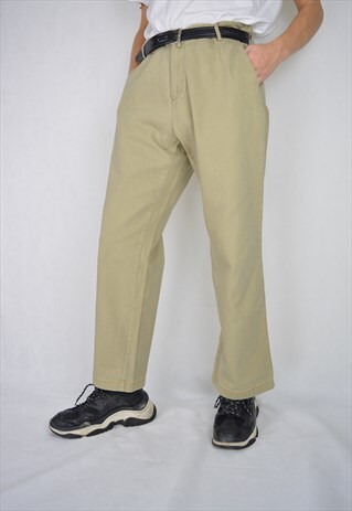 VINTAGE GANT BROWN STRAIGHT TROUSERS
