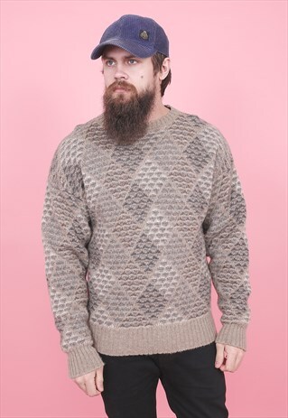 VINTAGE PENDLETON PATTERNED JUMPER /R2136