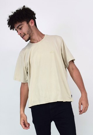 VINTAGE 90'S ADIDAS BEIGE T-SHIRT