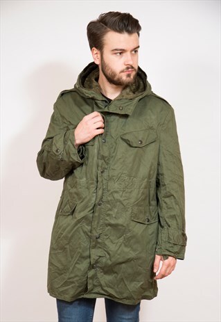 VINTAGE 1980 SHERPA MILITARY PARKA M