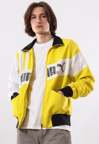 90'S VINTAGE MENS PUMA TRACK TOP SUIT JACKET