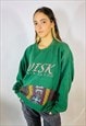 VINTAGE SIZE XL LEE REWORKED SWEATSHIRT IN GREEN