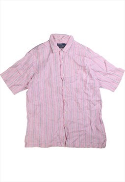 Vintage 90's Ralph Lauren Shirt Stripped Short Sleeve