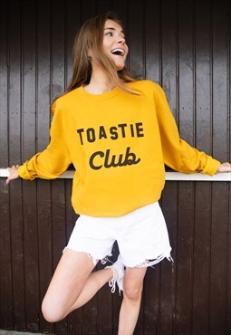 Toastie Club Womens Slogan Sweatshirt 